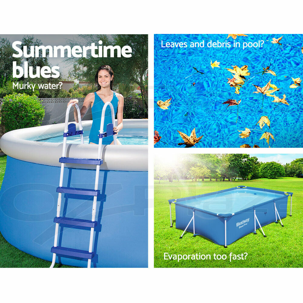 Bestway 58017 Pool Cover Fits 4x2.11m Above Ground Swimming Pool PE Blanket
