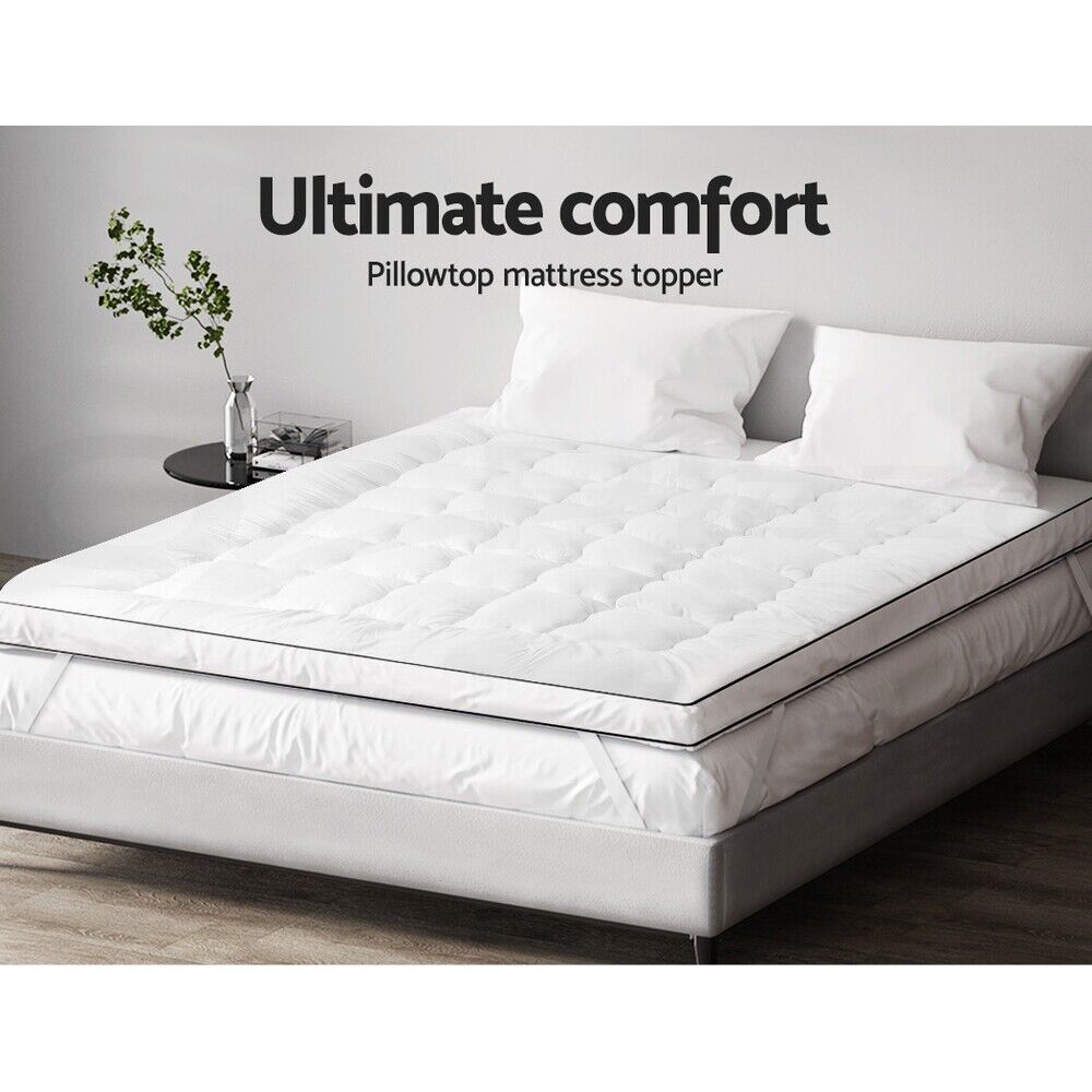 Giselle Bedding Mattress Topper Pillowtop Toppers Mattress Protector Queen