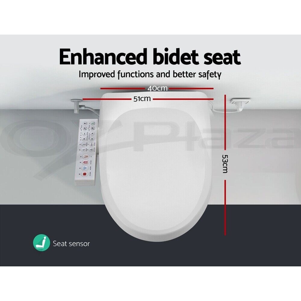 Cefito Electric Bidet Toilet Seat Cover Bathroom Spray Water Wash V Shape