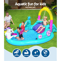 Bestway Kids Pool 274x198x137cm Inflatable Above Ground Swimming Play Pools 220L