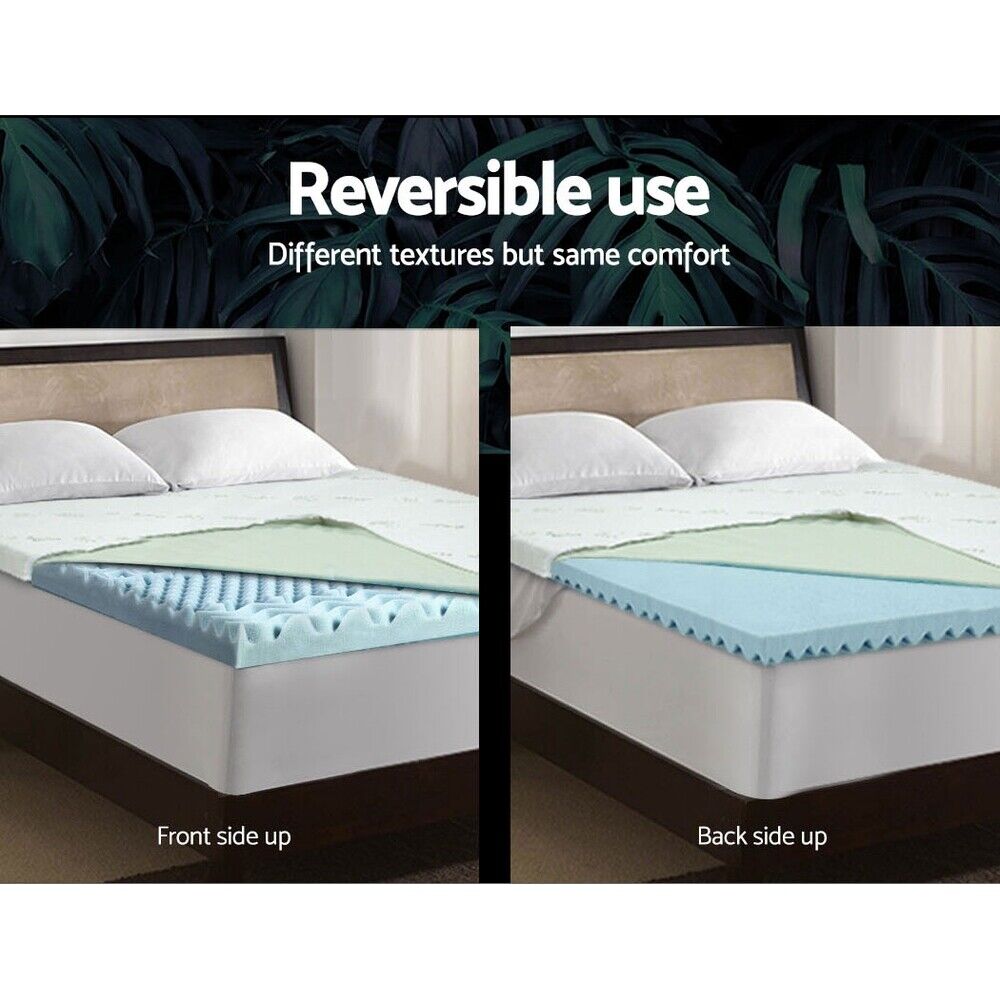 Giselle Bedding Memory Foam Mattress Topper 11-Zone 8cm King