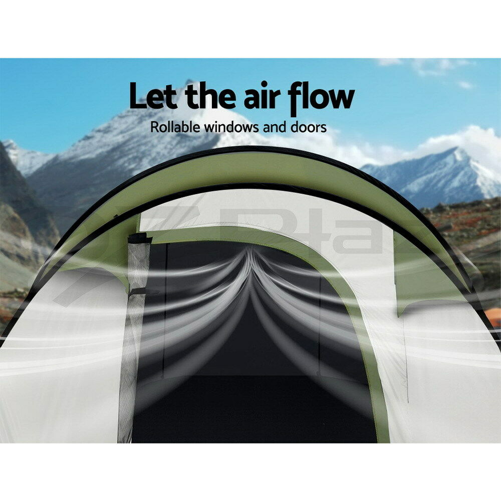 Weisshorn Instant Up Camping Tent 4-5 Person Pop up Tents Family Hiking Beach Dome