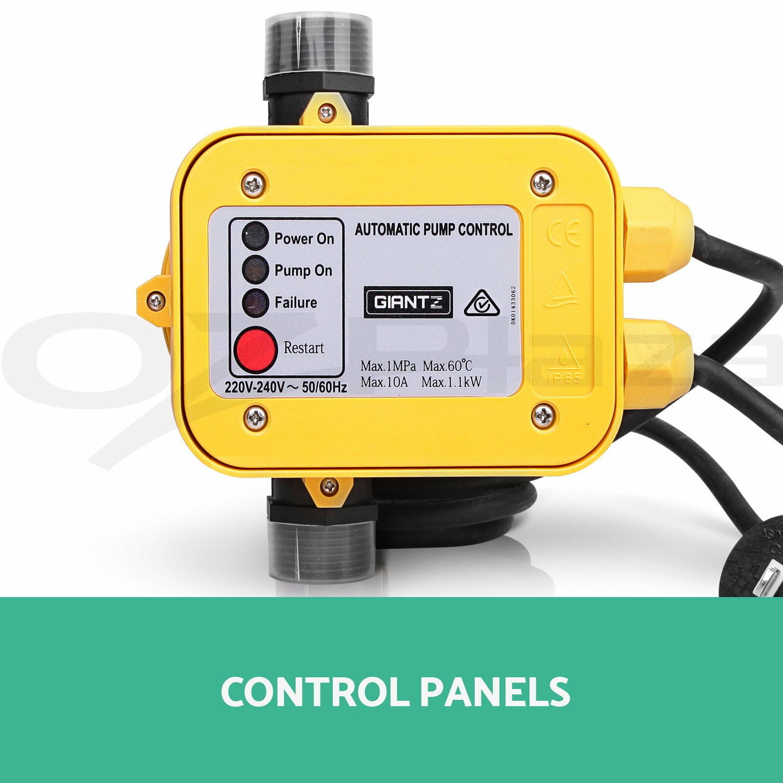 Giantz Auto Pressure Switch Control Electric Electronic Water Pump Controller