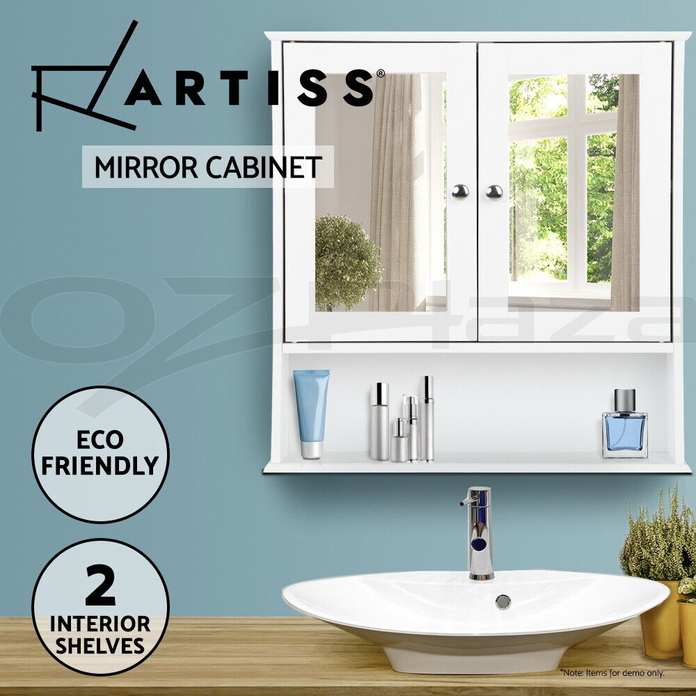 Artiss Bathroom Mirror Cabinet Storage Cupboard