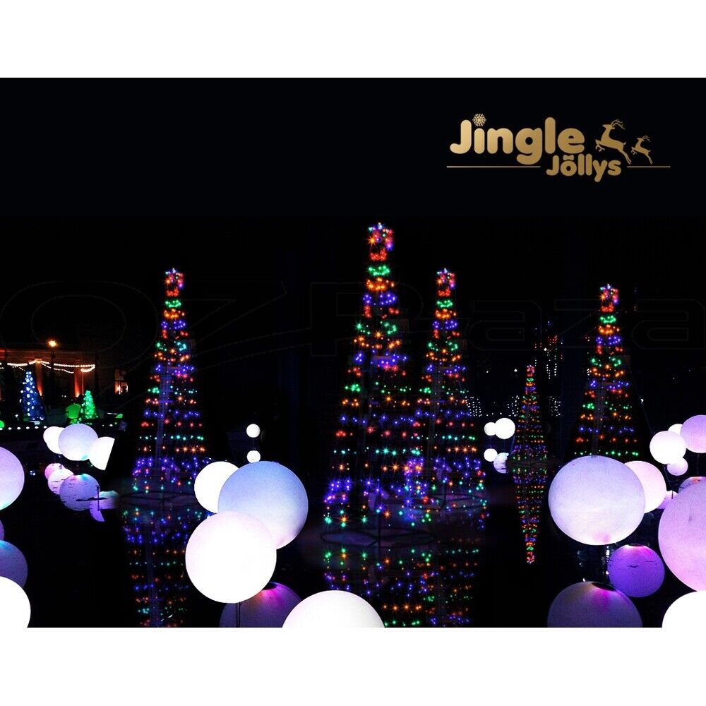 2.1M Christmas Tree 264 LED Solar Jingle Jollys