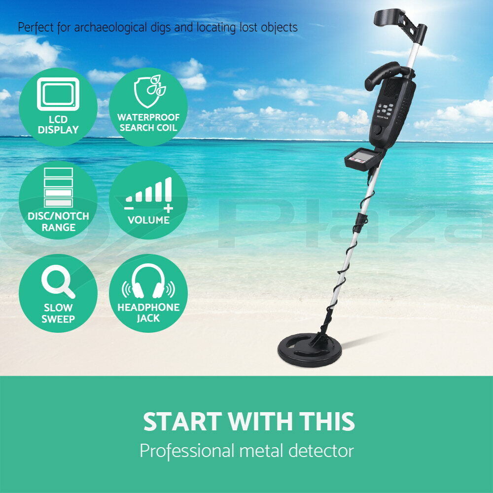 Metal Detector 180MM Deep Sensitive Waterproof Treasure Hunter Gold Digger