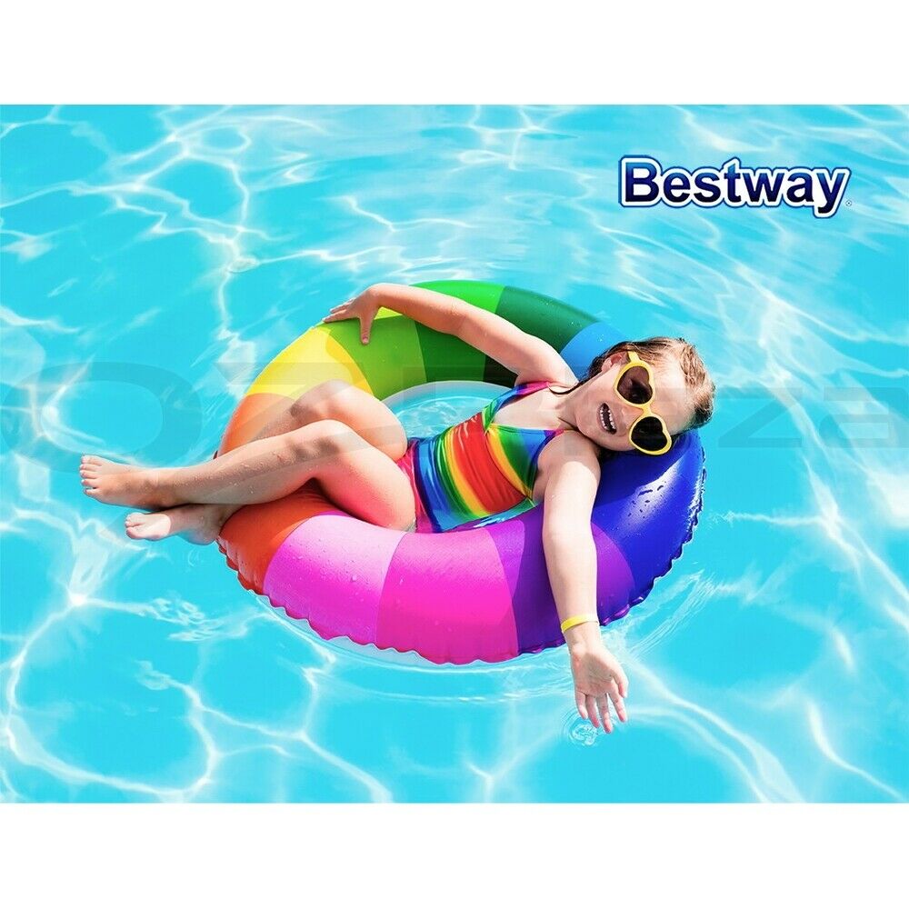 Bestway Kids Pool 251x168x102cm Inflatable Above Ground Swimming Play Pools 636L