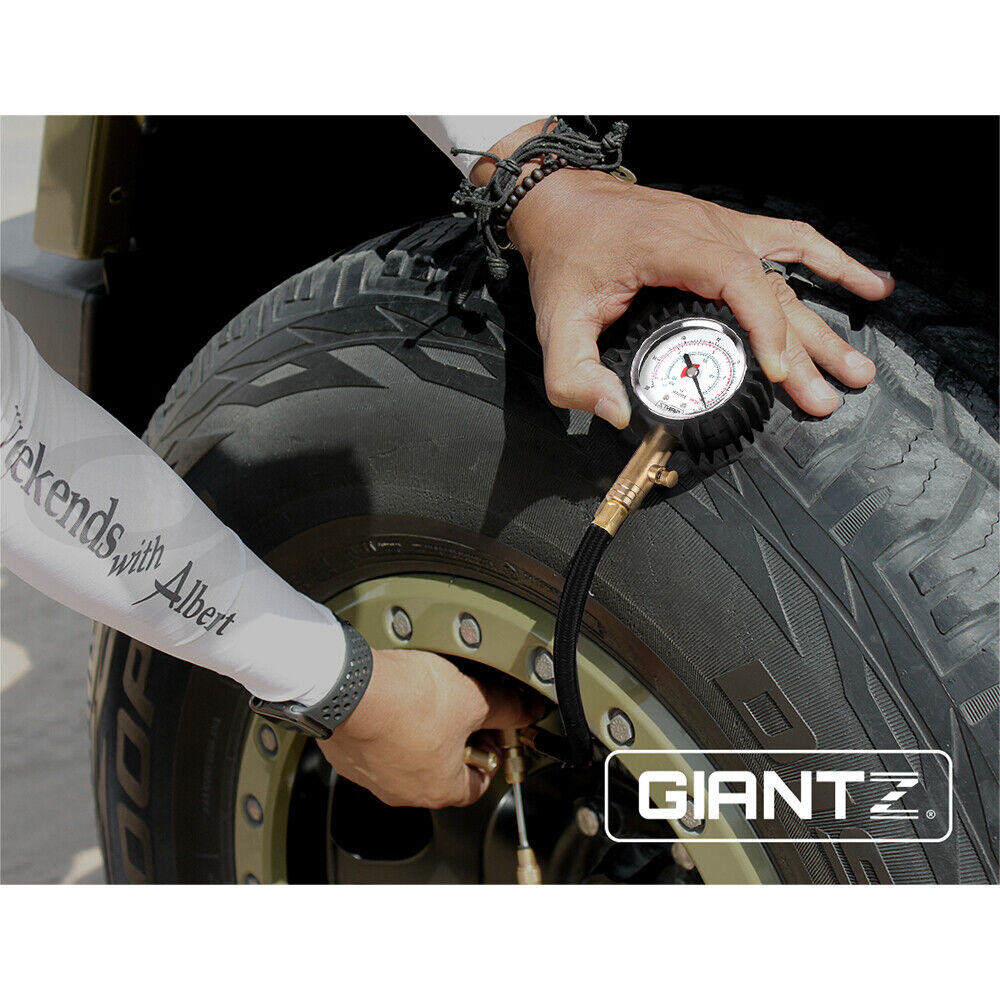 Giantz 4X4 4WD Gauge Valve Rapid Tyre/Tire Deflator
