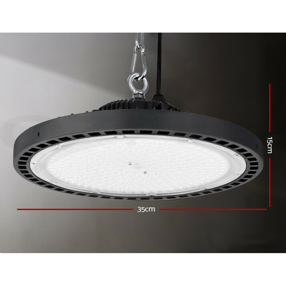 Leier LED High Bay Lights 200W UFO Industrial Workshop Warehouse Factory Lamp