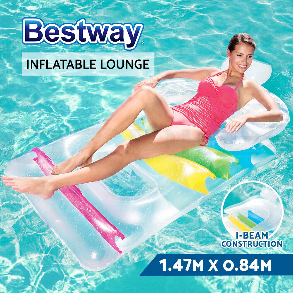 Bestway Pool Float Inflatable Lounge Seat Pillow Bed