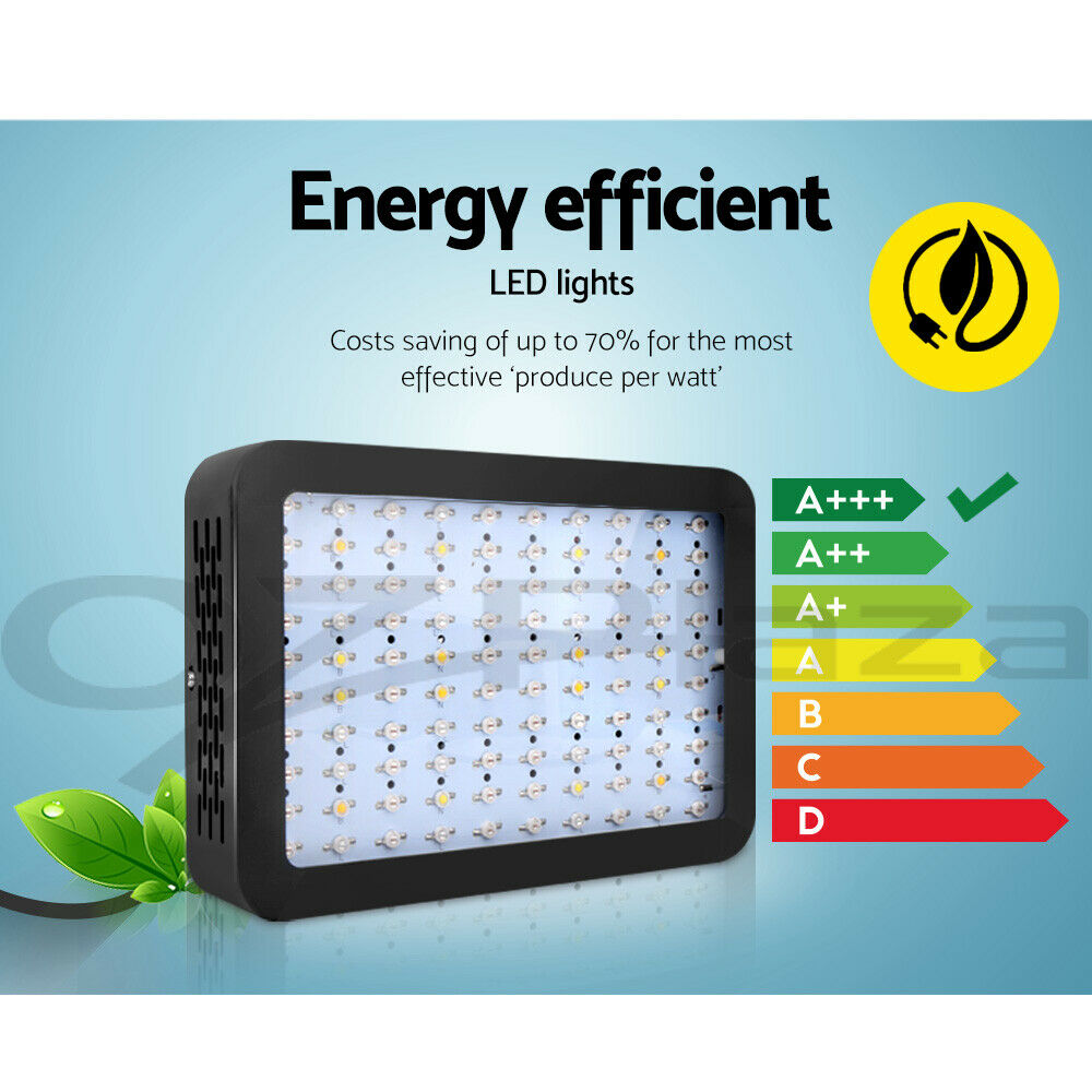 Green Fingers 1000W Grow Light LED Full Spectrum Indoor Plant All Stage Growth