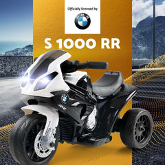 Kids Ride On Car Electric Ride On Cars Motorcycle Motorbike BMW Licensed S1000RR Black