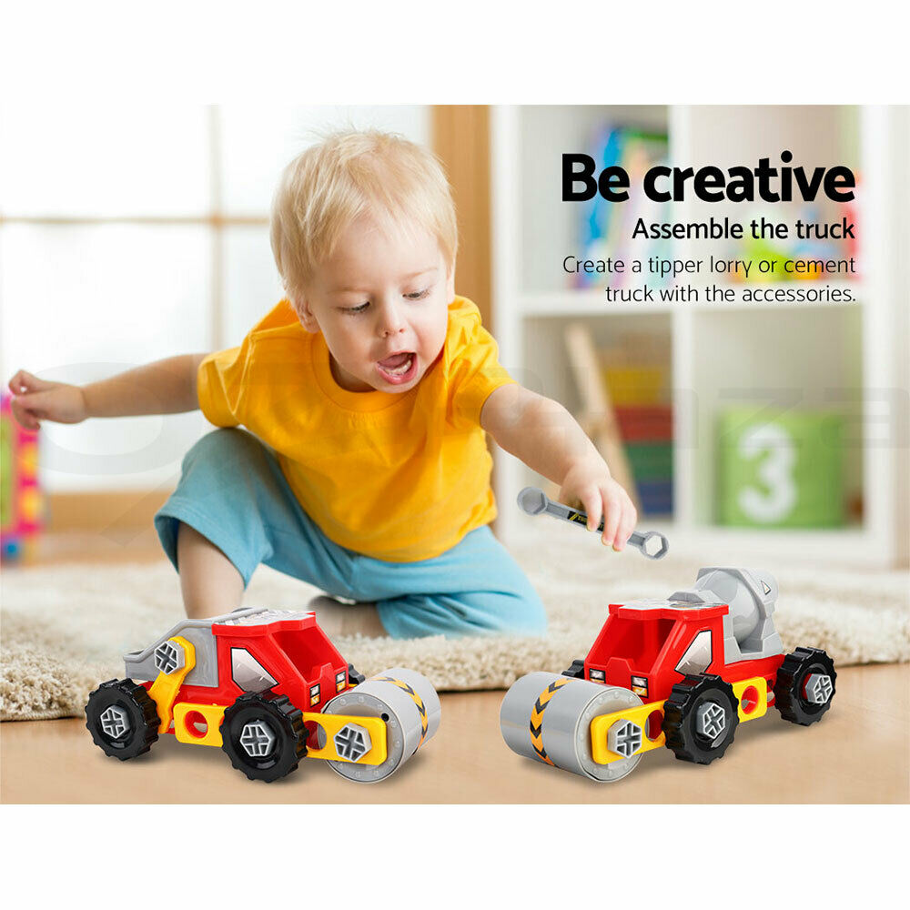 Keezi Kids Pretend Workbench DIY Tools 97 Piece Children Role Play Toys Red